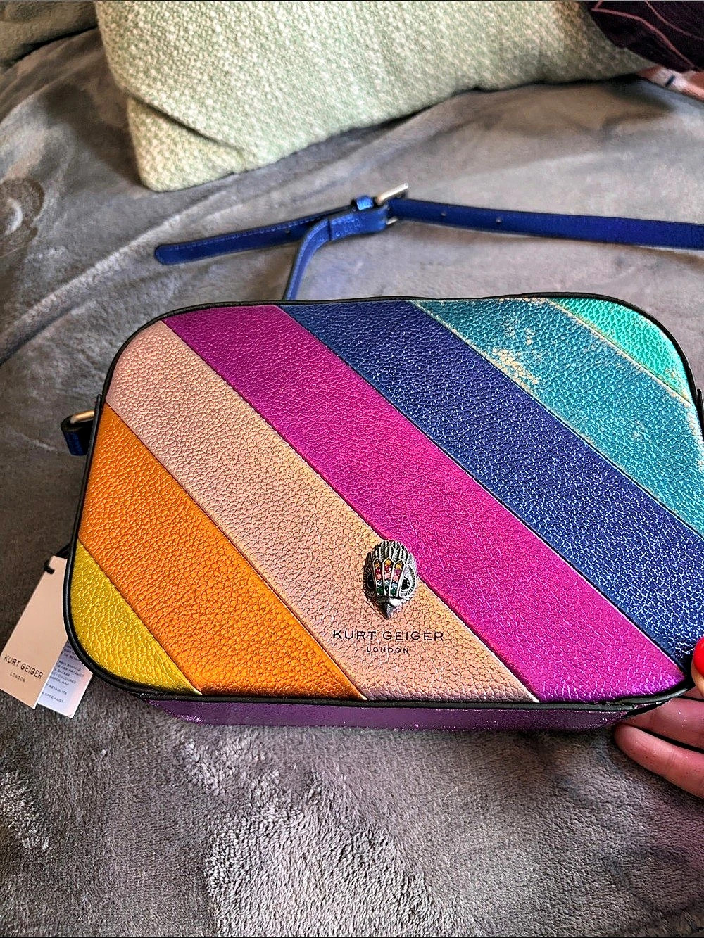Kurt Geiger London Kensington Multicolor Crossbody Bag NWT